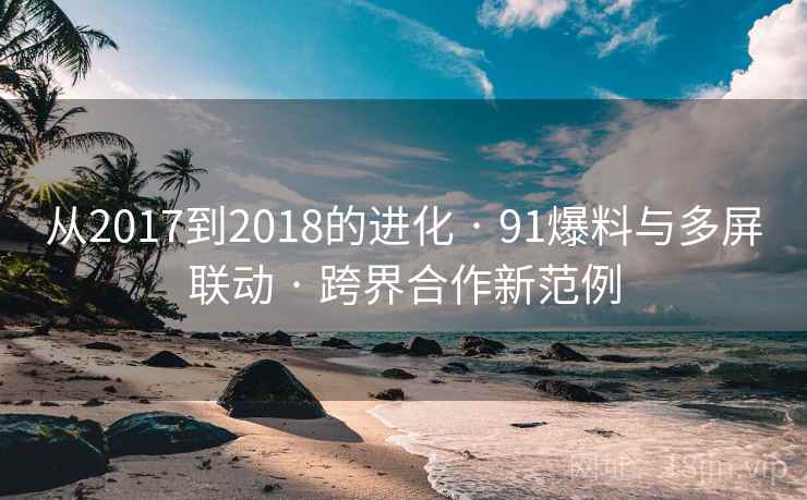 从2017到2018的进化 · 91爆料与多屏联动 · 跨界合作新范例 从2017到2018的进化 · 91爆料与多屏联动 · 跨界合作新范例