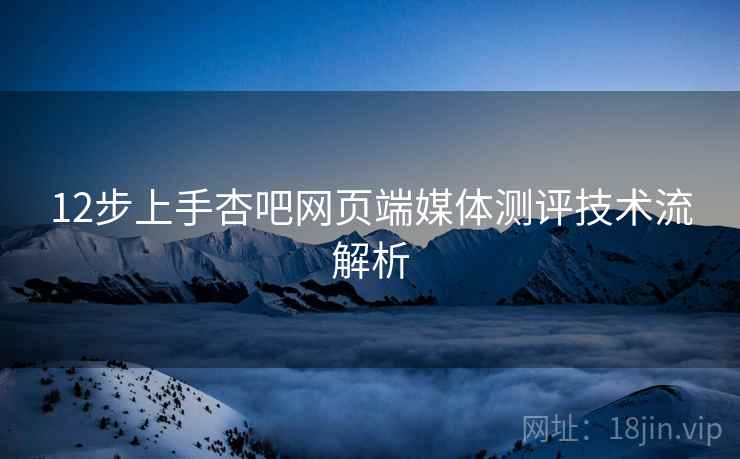 12步上手杏吧网页端媒体测评技术流解析